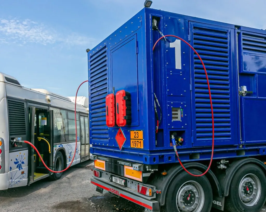 Mobile CNG filling station deployed in Pärnu, 2021