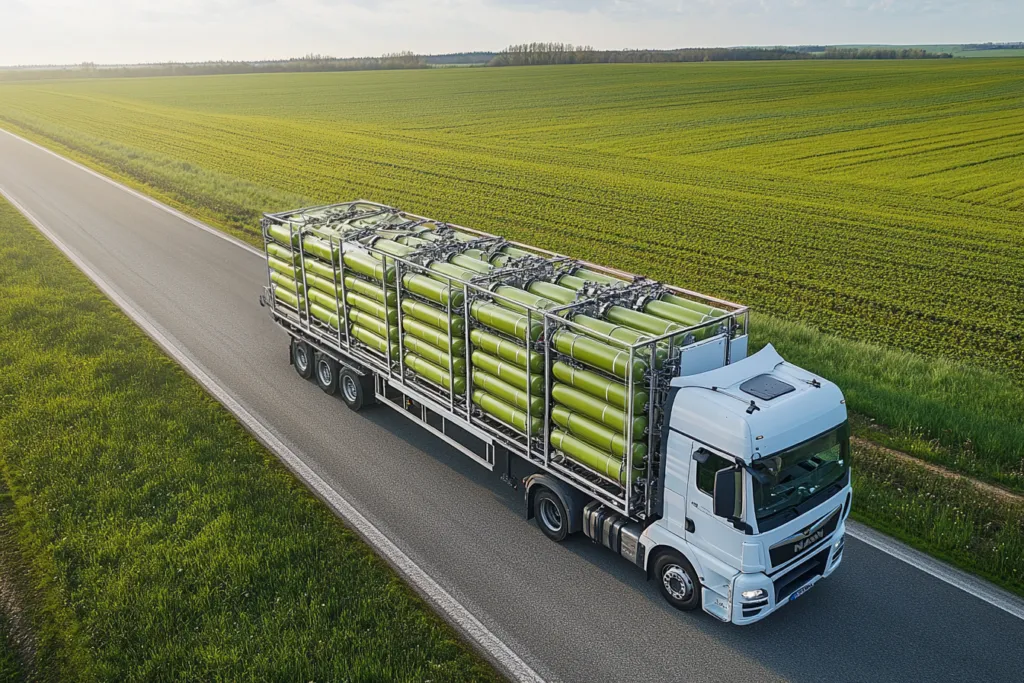 Ciężarówka transportowa Gaznet — zasób CNGCylinders.eu