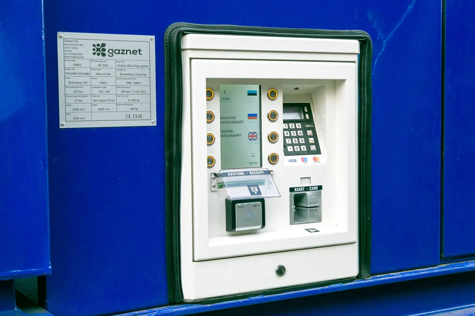 Card payment terminal — fuel-cost economics