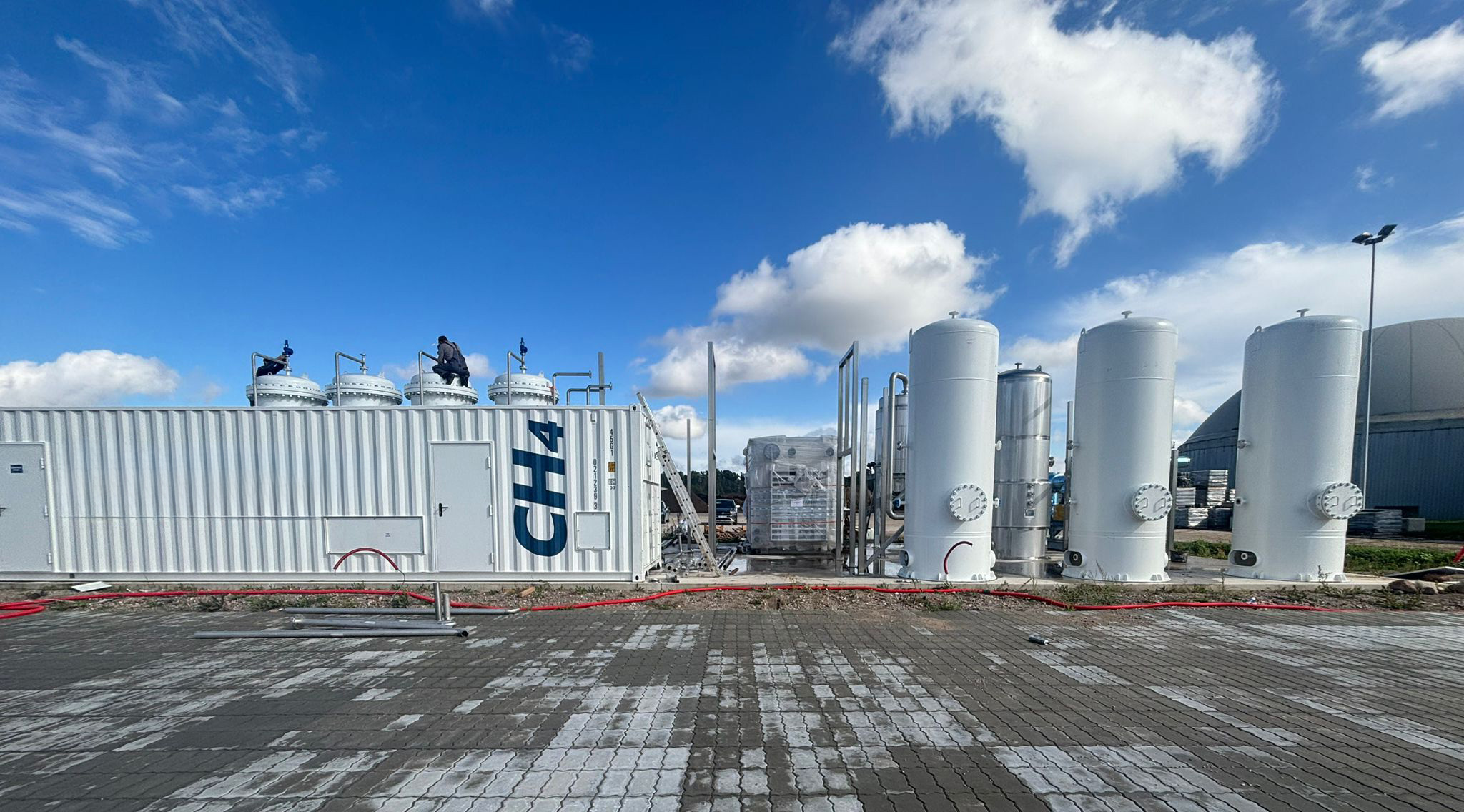 water scrybbing plant building